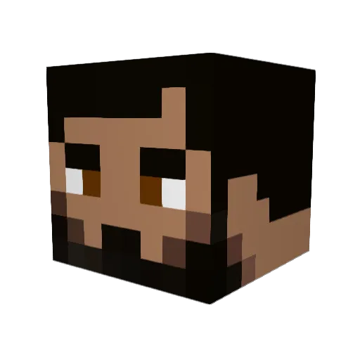 pepere1972 Minecraft avatar head, 3D render