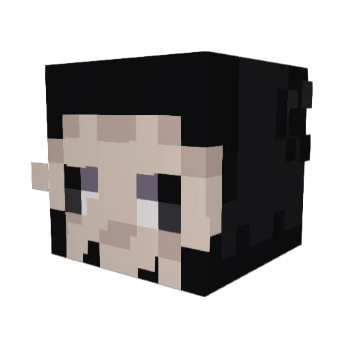 pepev7 Minecraft avatar head, 3D render