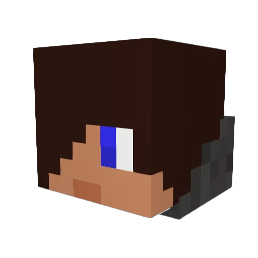 pepevas03 Minecraft avatar head, 3D render