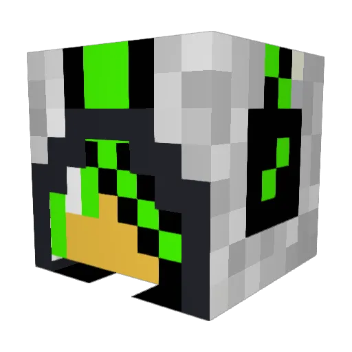 pepijn1111111 Minecraft avatar head, 3D render