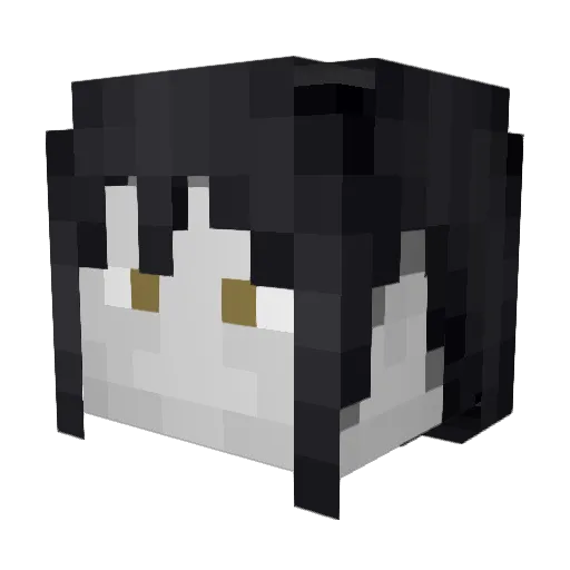 pepinows Minecraft avatar head, 3D render