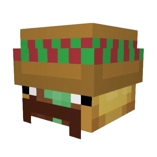 pepito2 Minecraft avatar head, 3D render