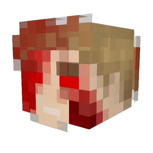 pepnet4300 Minecraft avatar head, 3D render