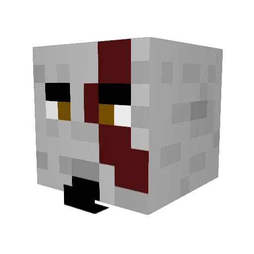 pepotegg2008 Minecraft avatar head, 3D render
