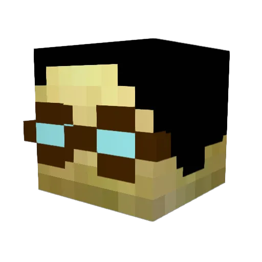 peppa8326 Minecraft avatar head, 3D render