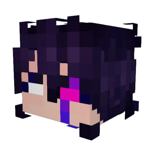 peppbles Minecraft avatar head, 3D render