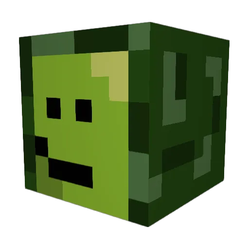 pepper0n15 Minecraft avatar head, 3D render