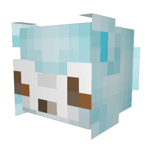 pepperlove27815 Minecraft avatar head, 3D render