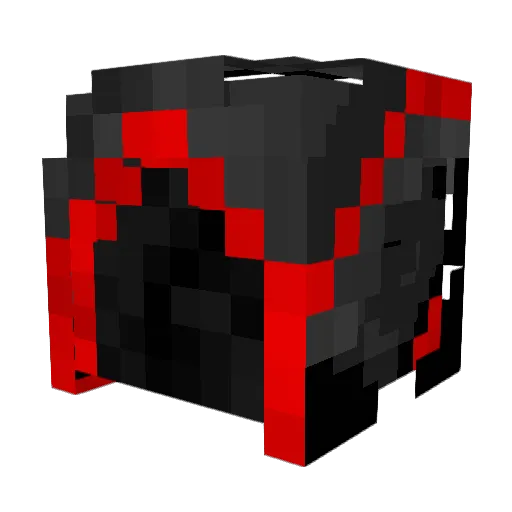peppermac Minecraft avatar head, 3D render