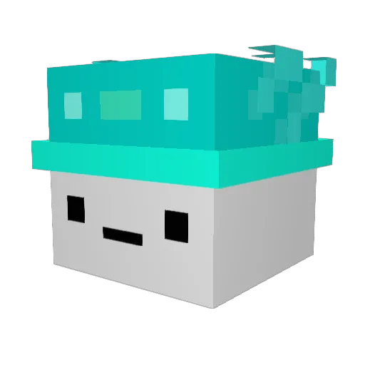 pepperoni357 Minecraft avatar head, 3D render