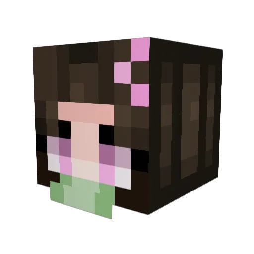 pepperoni_steve Minecraft avatar head, 3D render