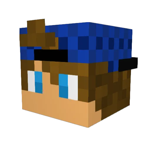 peppster96 Minecraft avatar head, 3D render
