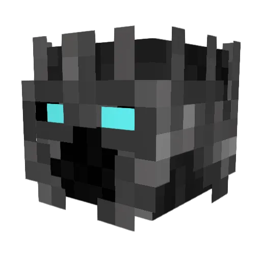 peppytron Minecraft avatar head, 3D render