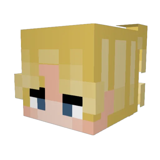 pepsigod7 Minecraft avatar head, 3D render