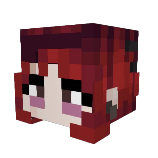 pepsilover3 Minecraft avatar head, 3D render
