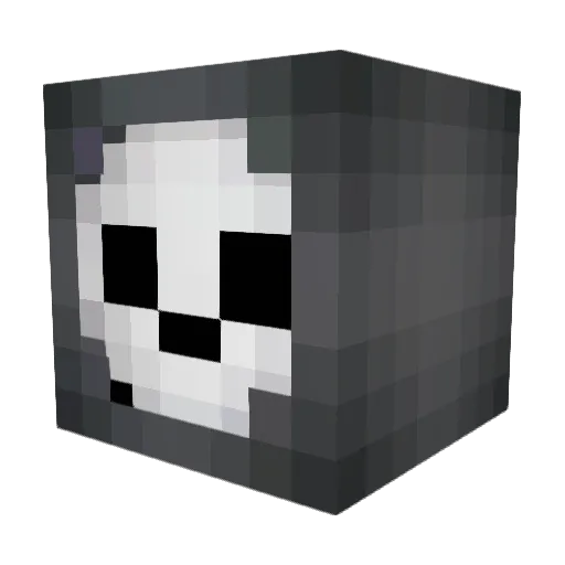 peptoabismol Minecraft avatar head, 3D render