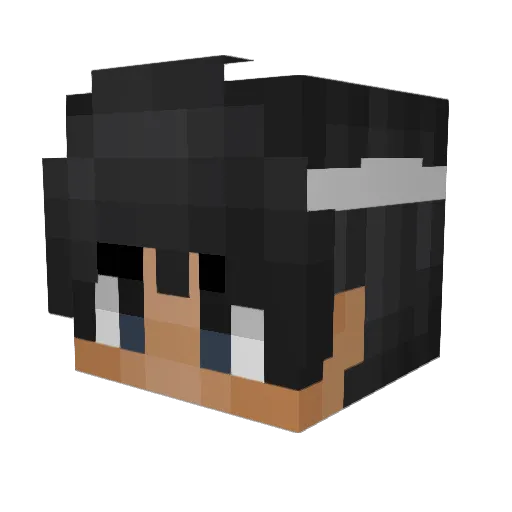 peptroper Minecraft avatar head, 3D render