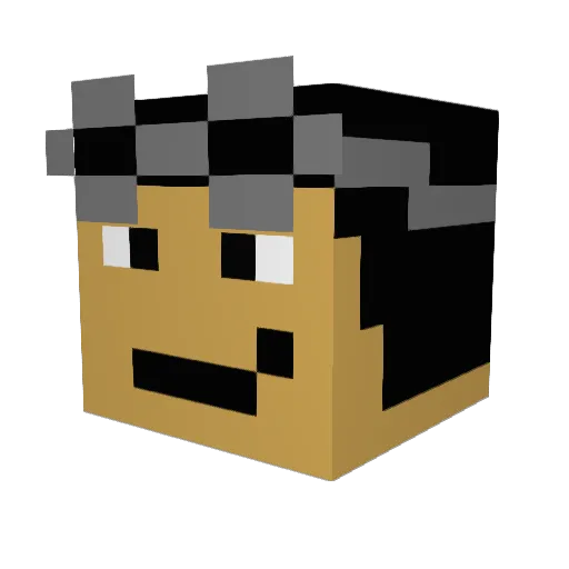 pepusz1 Minecraft avatar head, 3D render