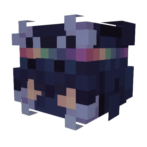 per0x Minecraft avatar head, 3D render