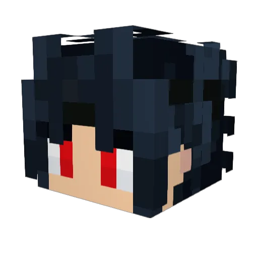per1go Minecraft avatar head, 3D render