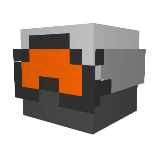 per2311 Minecraft avatar head, 3D render
