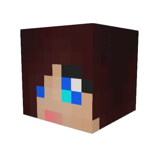 percocetking Minecraft avatar head, 3D render