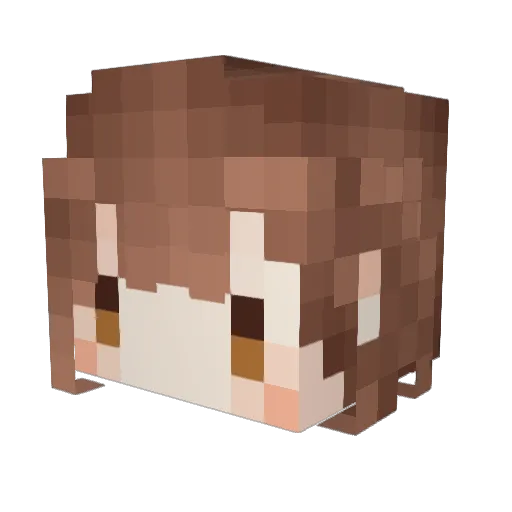 percychan2210 Minecraft avatar head, 3D render