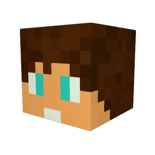 percyjackson8 Minecraft avatar head, 3D render