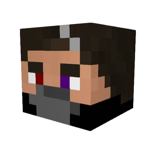 percyjjj Minecraft avatar head, 3D render