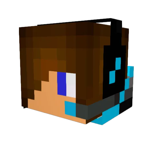 perenhof Minecraft avatar head, 3D render