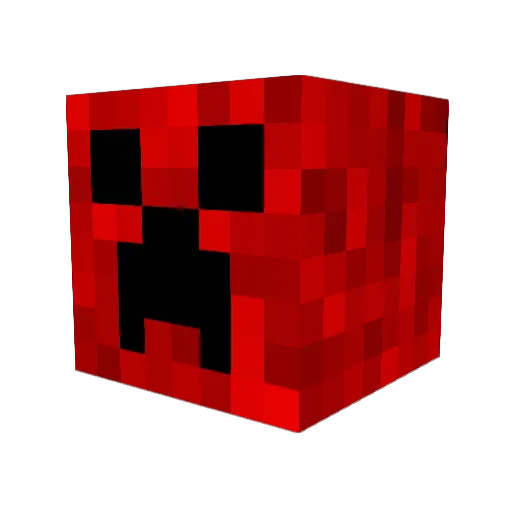 peres111pl Minecraft avatar head, 3D render