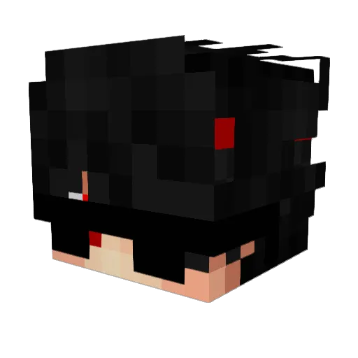 perfido Minecraft avatar head, 3D render