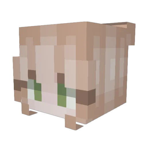 perhaps_georgia Minecraft avatar head, 3D render