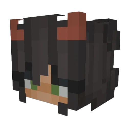 periesch Minecraft avatar head, 3D render