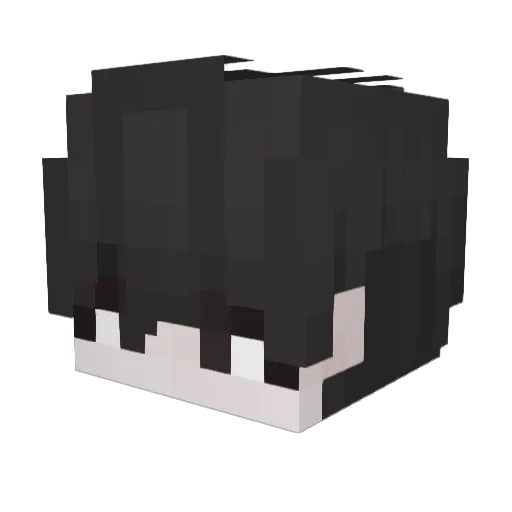 perilla__ Minecraft avatar head, 3D render