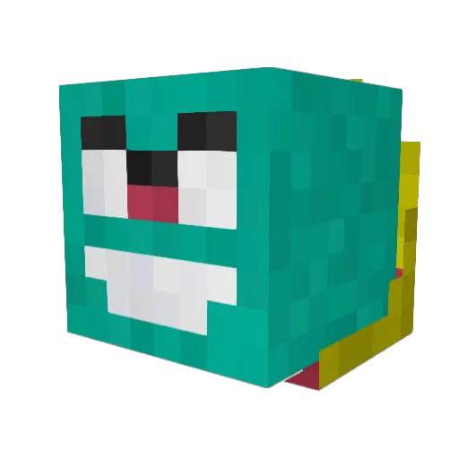 peritzz Minecraft avatar head, 3D render