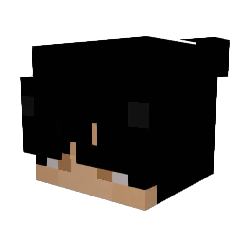 periusdz Minecraft avatar head, 3D render