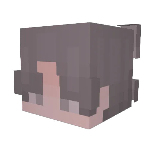 perjured Minecraft avatar head, 3D render