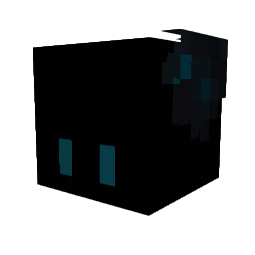 permafrostIII Minecraft avatar head, 3D render