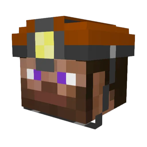 perrella91 Minecraft avatar head, 3D render