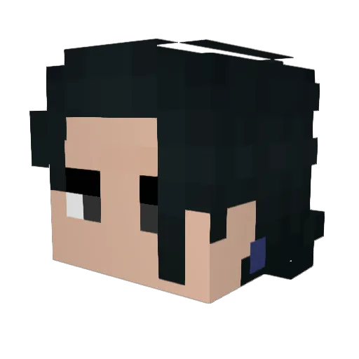 perritorey Minecraft avatar head, 3D render