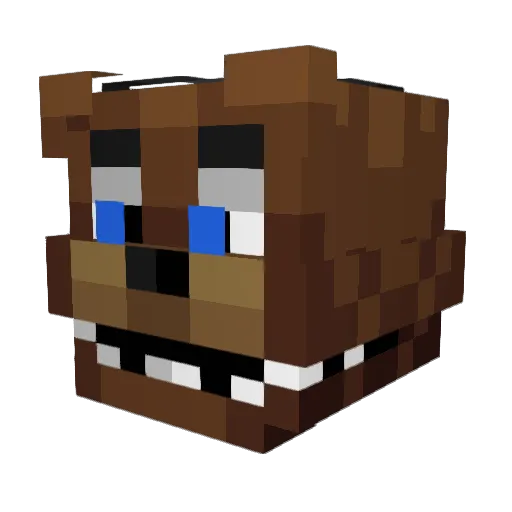 perry070 Minecraft avatar head, 3D render