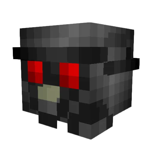perry4086 Minecraft avatar head, 3D render