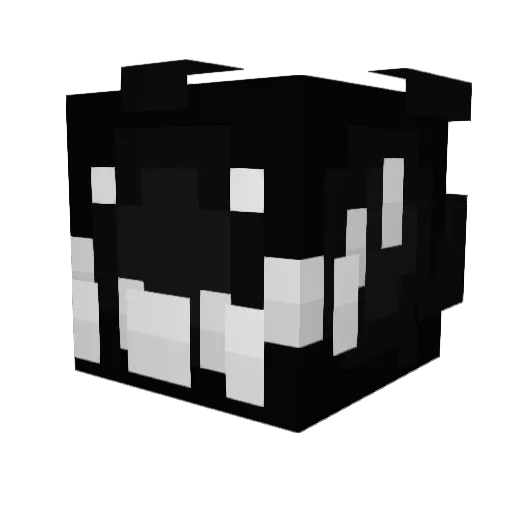 perscan Minecraft avatar head, 3D render