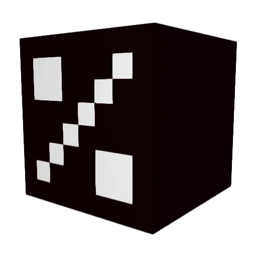 perscent Minecraft avatar head, 3D render