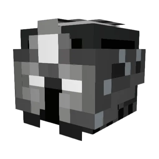 persebbo Minecraft avatar head, 3D render