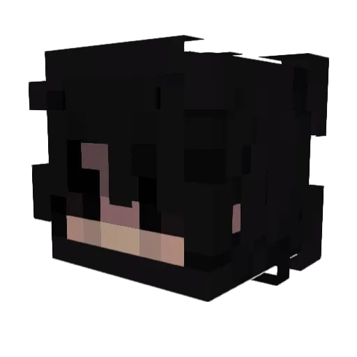perseidnight Minecraft avatar head, 3D render