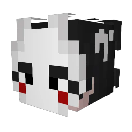 persephoenix Minecraft avatar head, 3D render