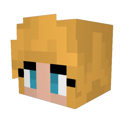 persephrox Minecraft avatar head, 3D render