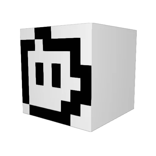person000 Minecraft avatar head, 3D render